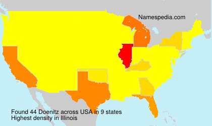 Surname Doenitz in USA Surname Doenitz in USA