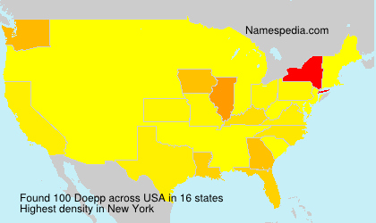 Surname Doepp in USA Surname Doepp in USA