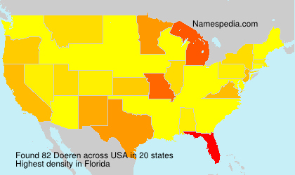 Surname Doeren in USA Surname Doeren in USA
