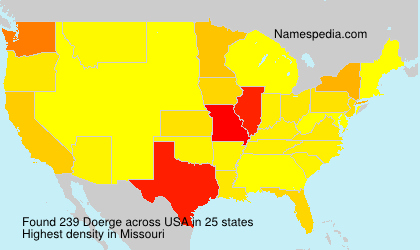 Surname Doerge in USA Surname Doerge in USA
