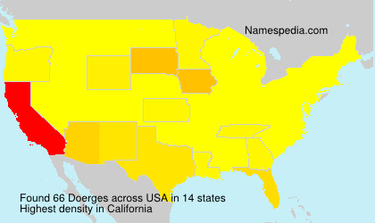 Surname Doerges in USA Surname Doerges in USA