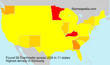 Surname Doerhoefer in USA Surname Doerhoefer in USA