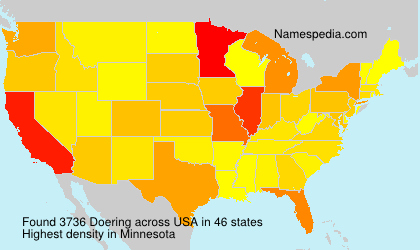 Surname Doering in USA Surname Doering in USA