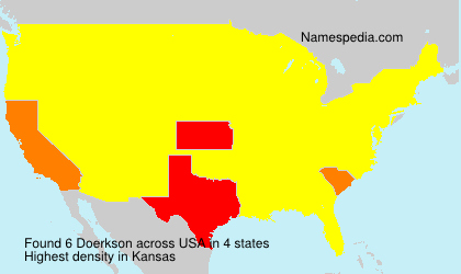 Surname Doerkson in USA Surname Doerkson in USA