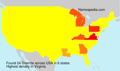 Surname Doernte in USA Surname Doernte in USA