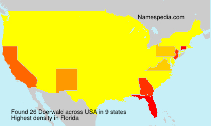 Surname Doerwald in USA Surname Doerwald in USA