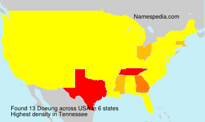 Surname Doeung in USA Surname Doeung in USA