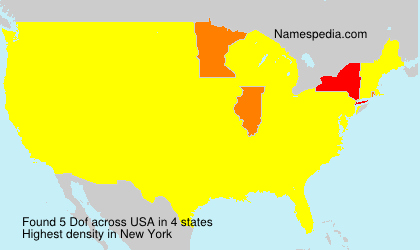 Surname Dof in USA Surname Dof in USA