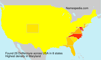 Surname Doffermyre in USA Surname Doffermyre in USA