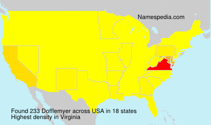 Surname Dofflemyer in USA Surname Dofflemyer in USA