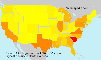 Surname Dogan in USA Surname Dogan in USA