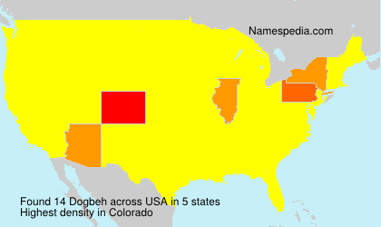 Surname Dogbeh in USA Surname Dogbeh in USA