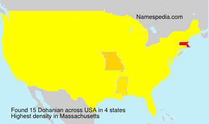 Surname Dohanian in USA Surname Dohanian in USA