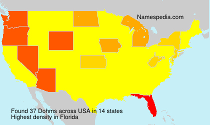 Surname Dohms in USA Surname Dohms in USA