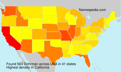 Surname Dohrman in USA