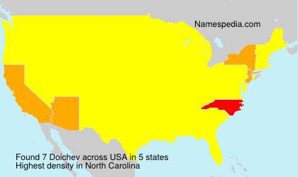 Surname Doichev in USA Surname Doichev in USA