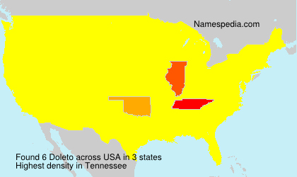 Surname Doleto in USA Surname Doleto in USA