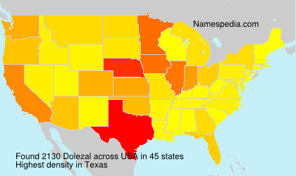 Surname Dolezal in USA Surname Dolezal in USA