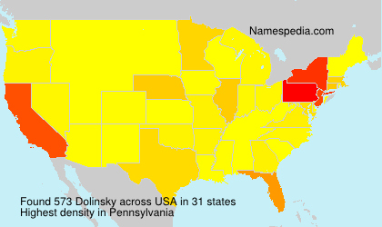 Surname Dolinsky in USA Surname Dolinsky in USA