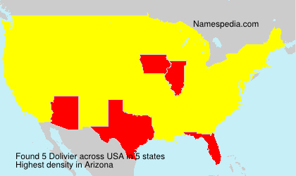 Surname Dolivier in USA Surname Dolivier in USA