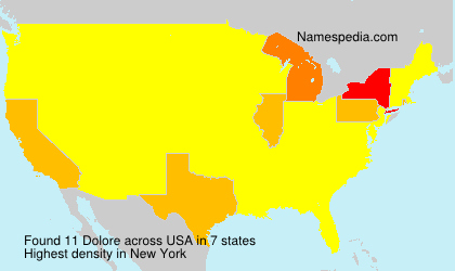 Surname Dolore in USA