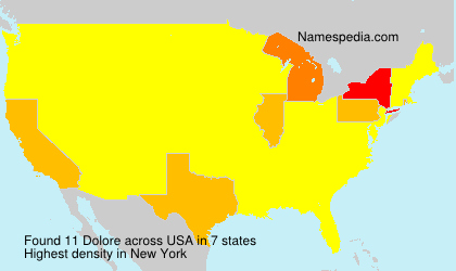 Surname Dolore in USA Surname Dolore in USA