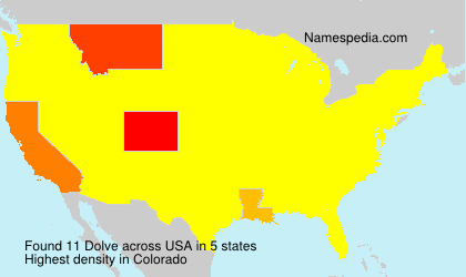 Surname Dolve in USA Surname Dolve in USA