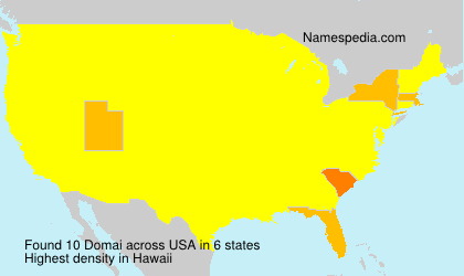 Surname Domai in USA Surname Domai in USA