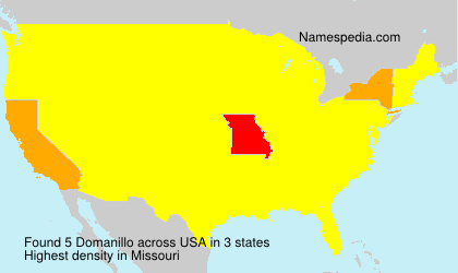 Surname Domanillo in USA Surname Domanillo in USA