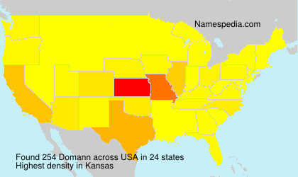 Surname Domann in USA Surname Domann in USA