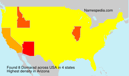 Surname Domarad in USA Surname Domarad in USA