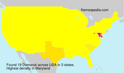 Surname Domaruk in USA Surname Domaruk in USA