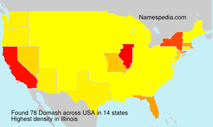 Surname Domash in USA Surname Domash in USA
