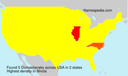 Surname Domashevsky in USA Surname Domashevsky in USA