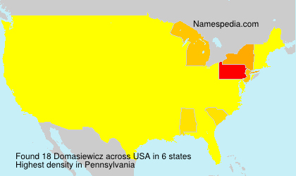 Surname Domasiewicz in USA Surname Domasiewicz in USA