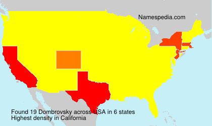 Surname Dombrovsky in USA Surname Dombrovsky in USA