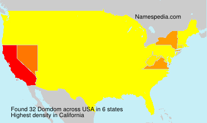 Surname Domdom in USA Surname Domdom in USA