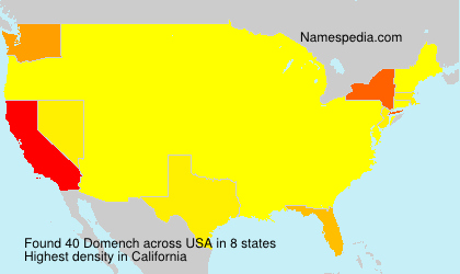 Surname Domench in USA Surname Domench in USA