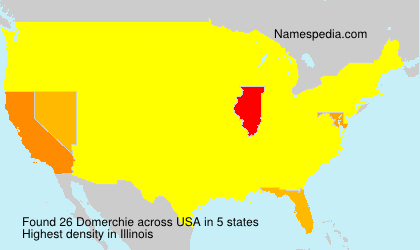 Surname Domerchie in USA Surname Domerchie in USA