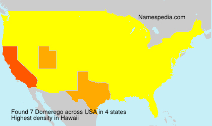 Surname Domerego in USA Surname Domerego in USA