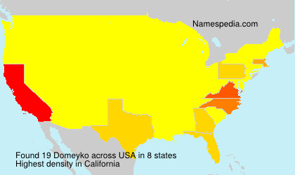 Surname Domeyko in USA Surname Domeyko in USA