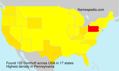 Surname Domhoff in USA Surname Domhoff in USA