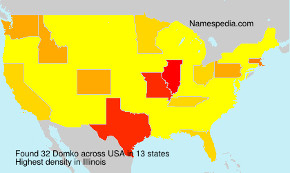 Surname Domko in USA Surname Domko in USA