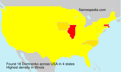 Surname Domnenko in USA Surname Domnenko in USA
