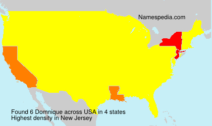 Surname Domnique in USA Surname Domnique in USA
