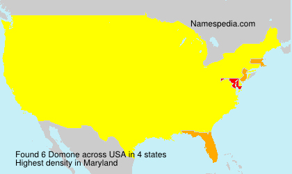 Surname Domone in USA Surname Domone in USA