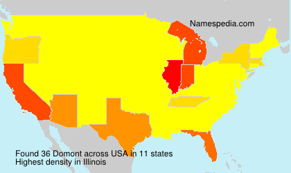 Surname Domont in USA Surname Domont in USA