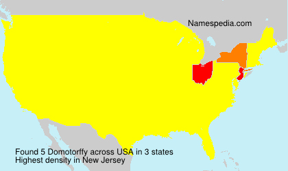 Surname Domotorffy in USA Surname Domotorffy in USA