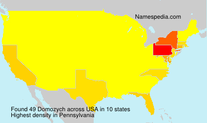 Surname Domozych in USA Surname Domozych in USA