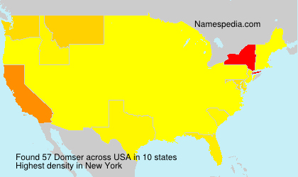 Surname Domser in USA Surname Domser in USA